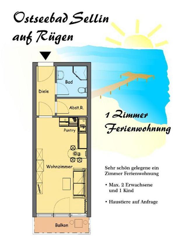 Ferienapartment Haus Baltic 1Og09 Sellin  外观 照片